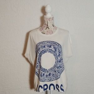 Zara Trafaluc M White Crop Top